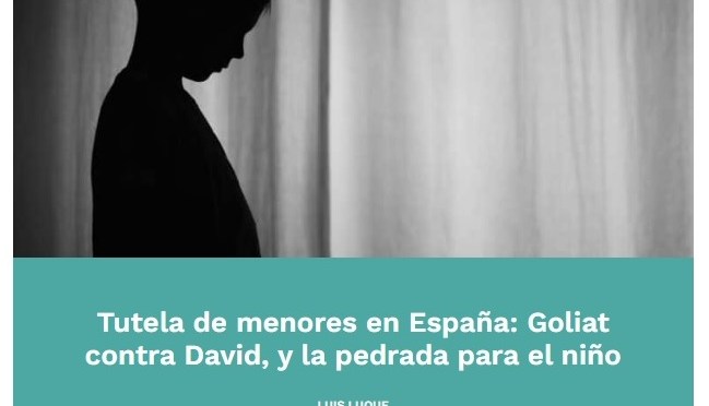 Goliat contra David y la pedrada para el niño